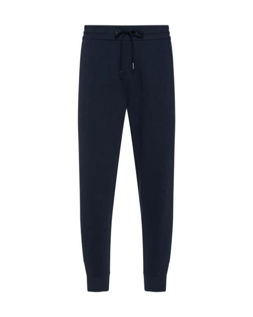 Boss Blue Boss Logo Patch Drawstring Track Pants for men