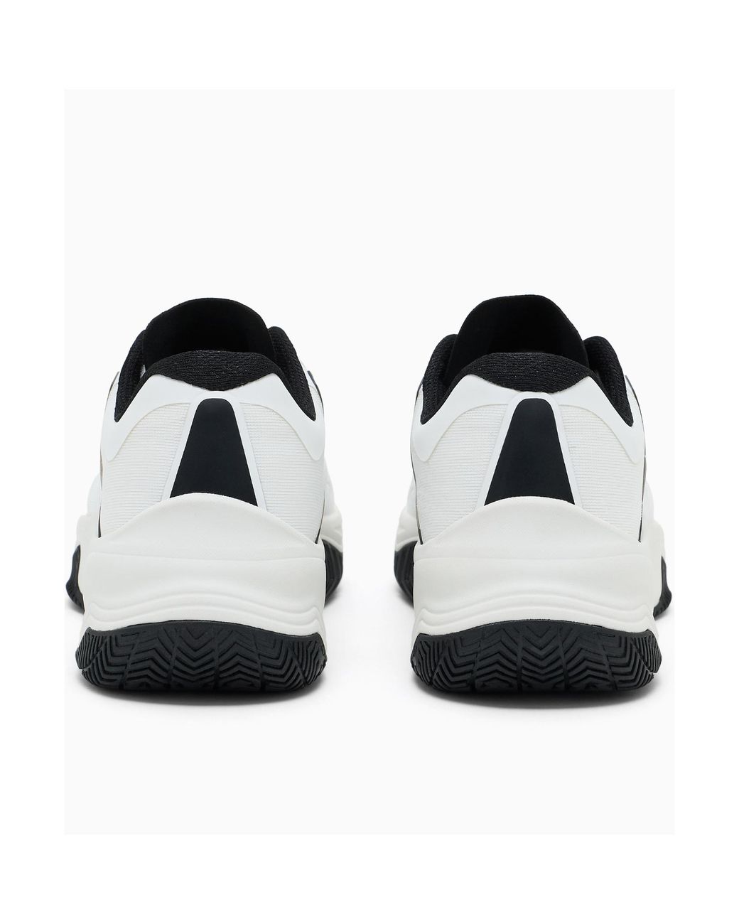 EA7 White Logo Printed Sport Shoes for men