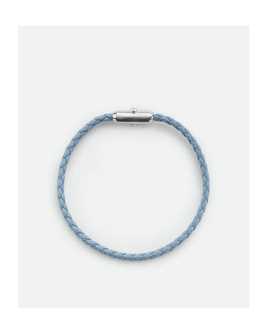 Bottega Veneta White Leather Bracelet for men