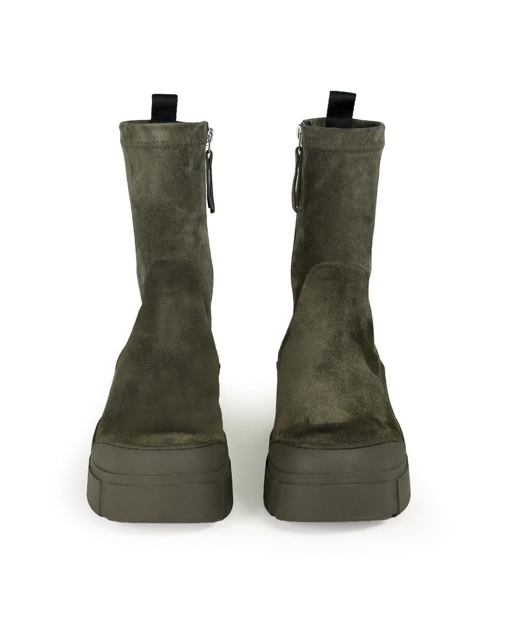 Vic Matié Green Platform Mid-Calf Boots