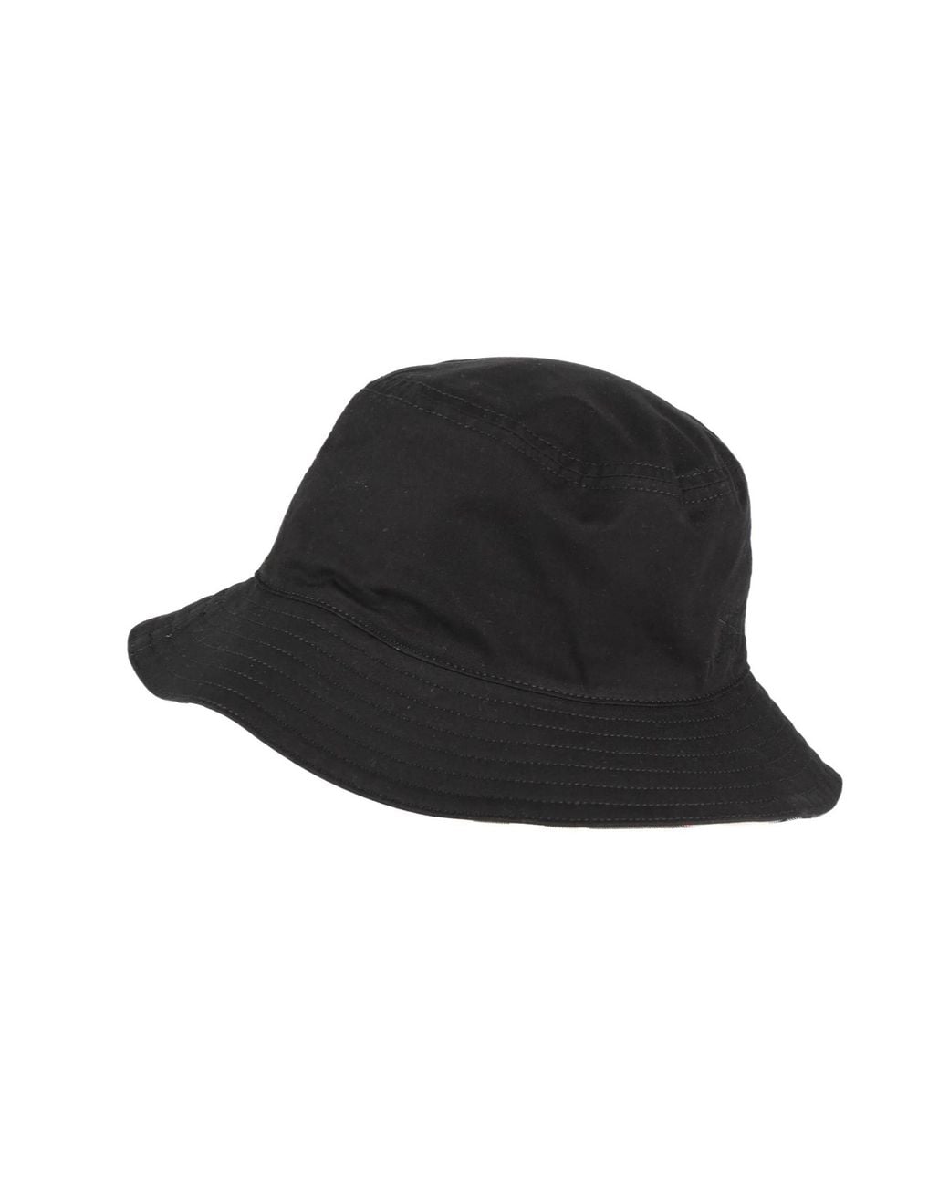 Burberry Black Solid-Color Reversible Bucket Hat