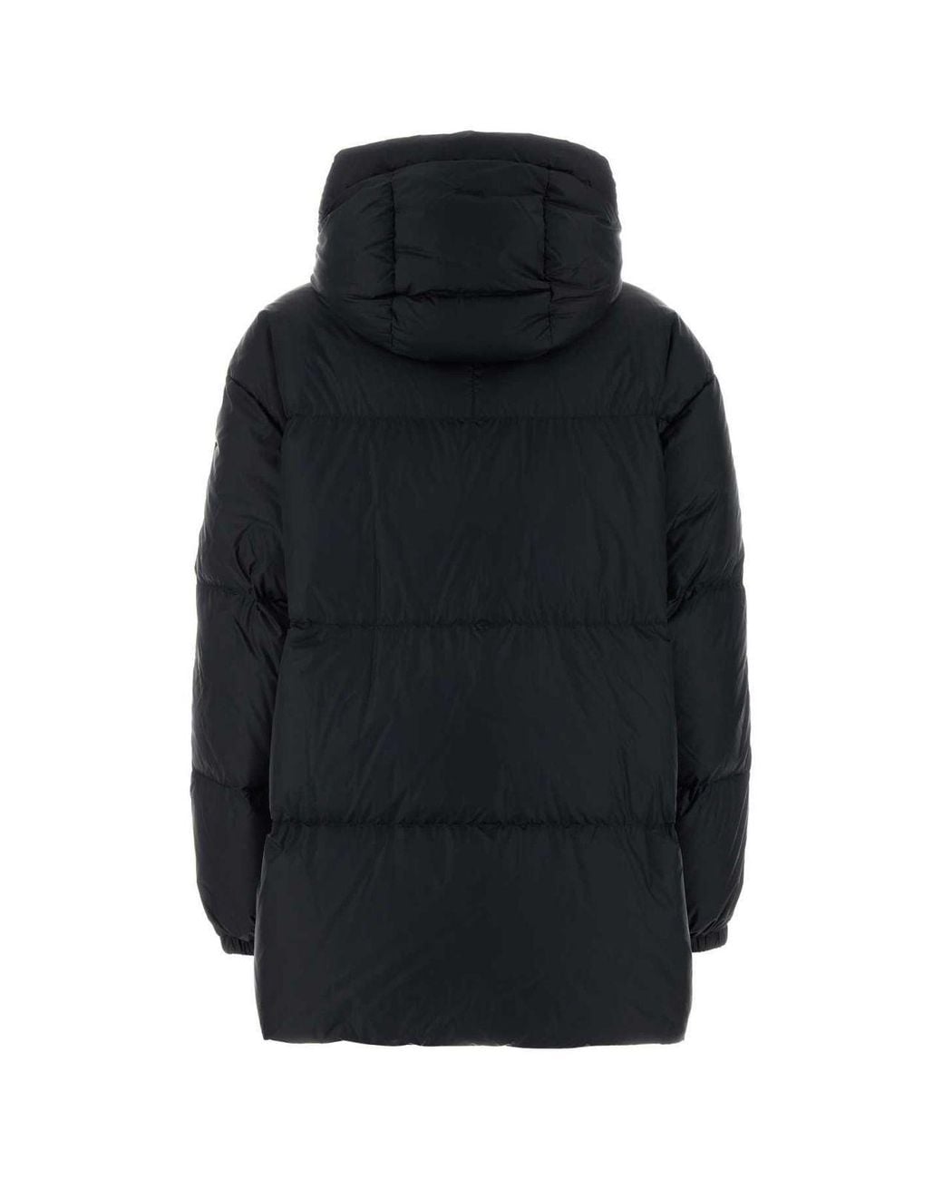Herno Blue Laminar Long Hooded Down Jacket
