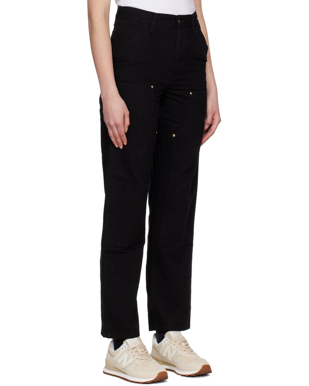 Carhartt Black Double Knee Pants for men