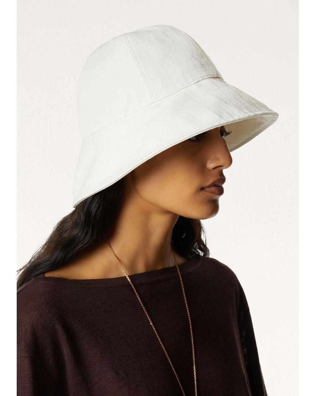 Loro Piana White Loro Hat