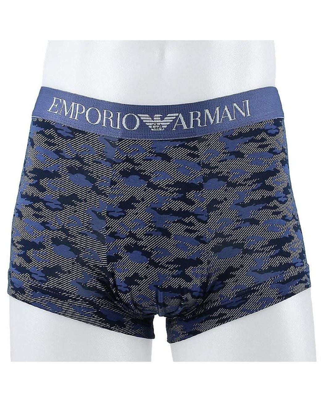Emporio Armani Blue Elastic Waist Boxer Panties for men