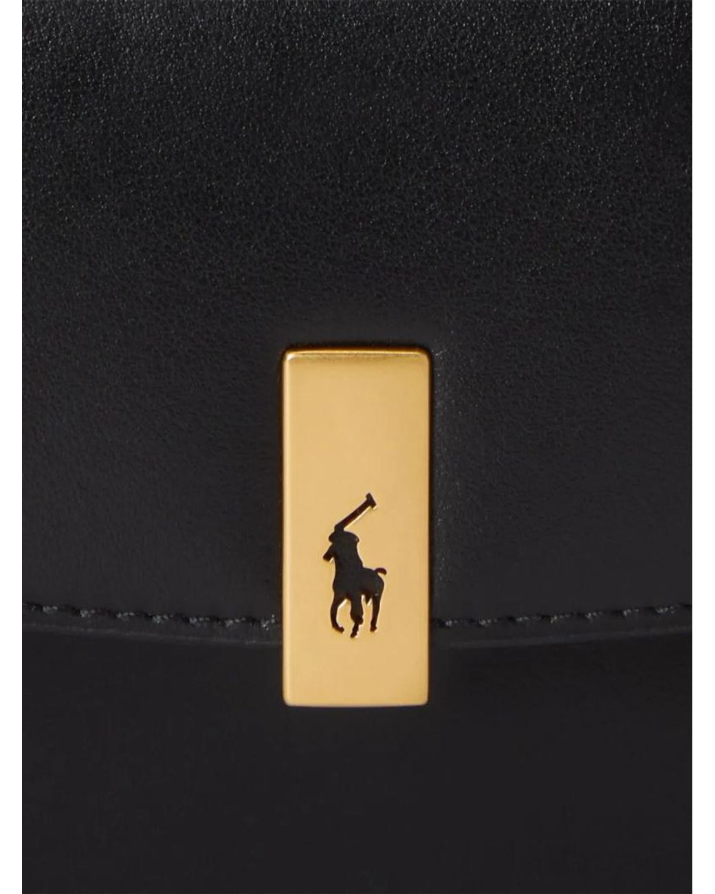 Polo Ralph Lauren Black Chain Strap Shoulder Bag