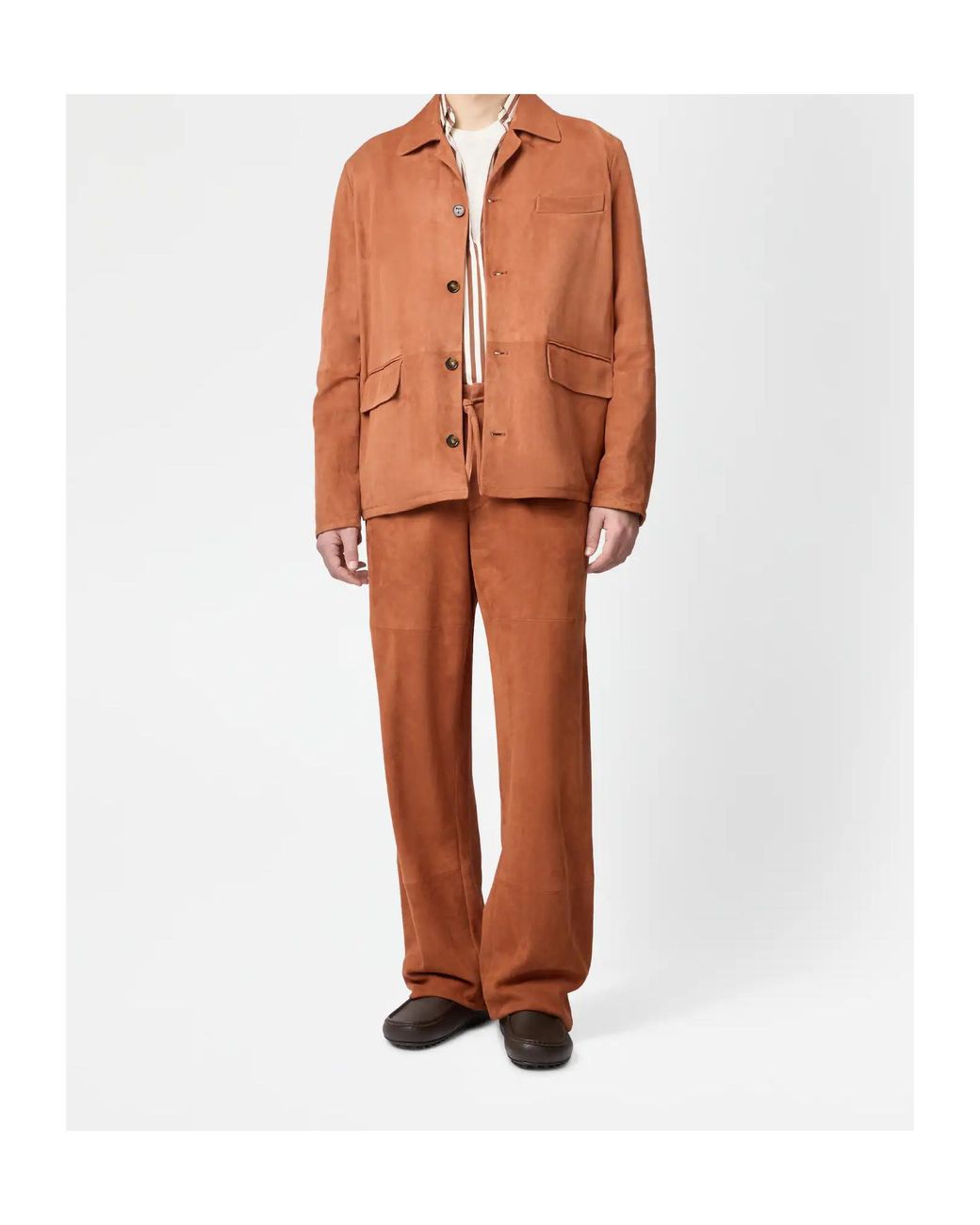 Tod's Brown Drawstring Casual Pants for men