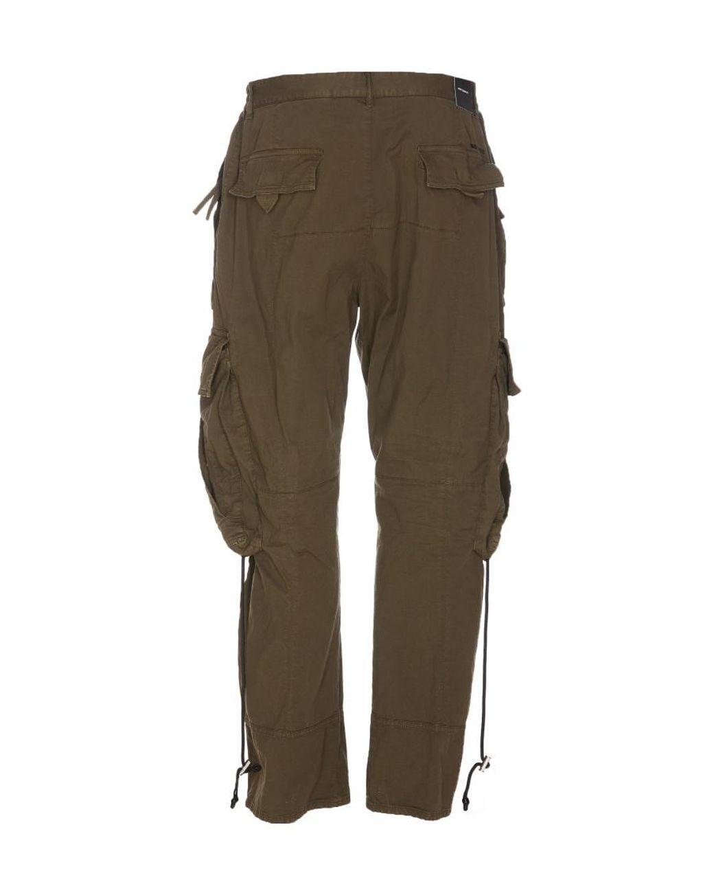 DSquared² Green Cotton Blend Cargo Pants for men