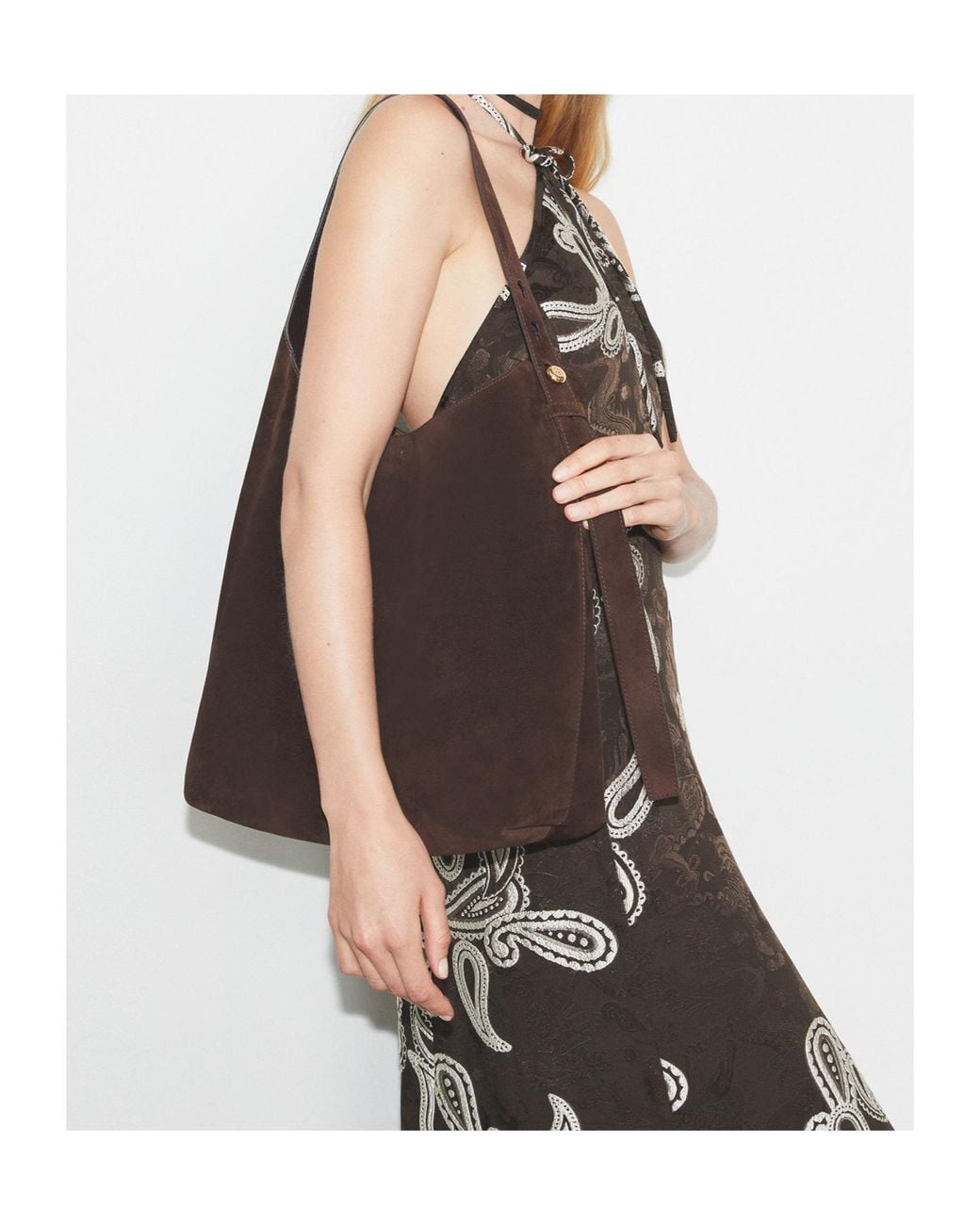 Tory Burch Brown Romy Hobo Bag
