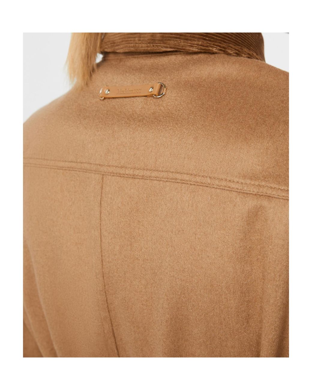 Max Mara Brown Collared Belted Jacket