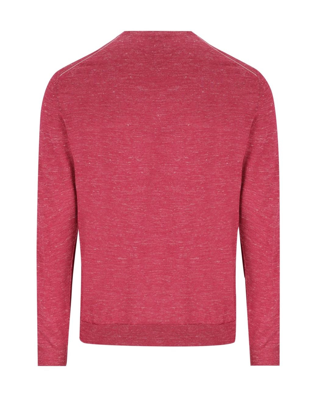 Zegna Red Crew-Neck Sweater for men