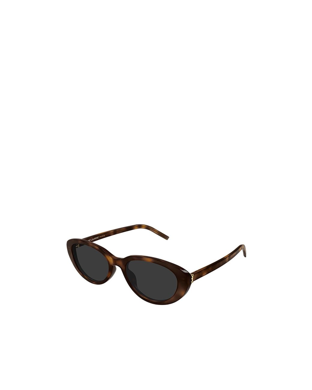 Saint Laurent White Eyewear Cat-Eye Frame Sunglasses
