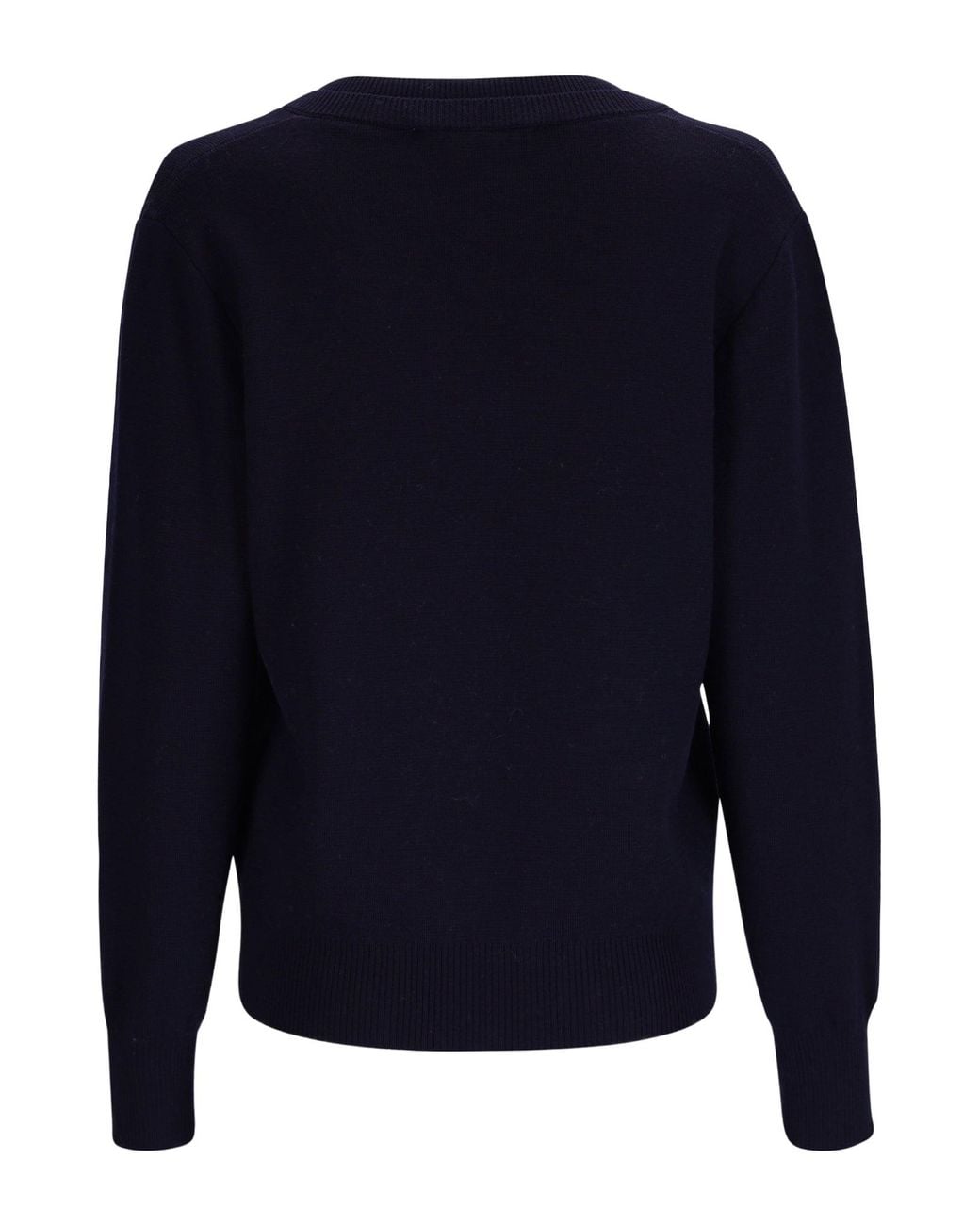 Rohe Blue Ribbed-Knit Jumper