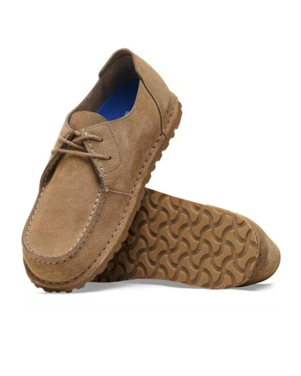Birkenstock Brown Lace-Up Flat Shoes