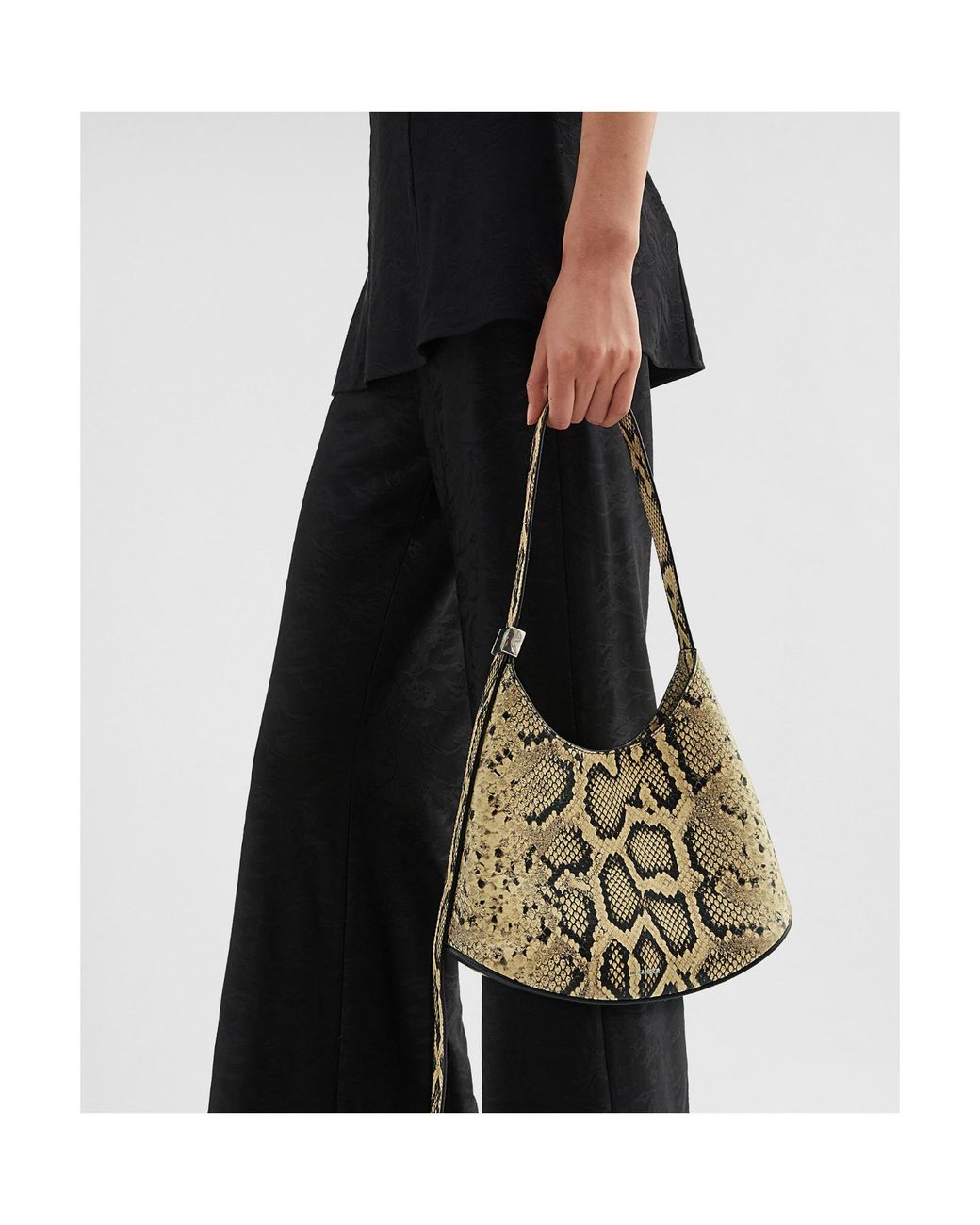 Jil Sander Metallic Eldorado Small Printed Shoulder Bag