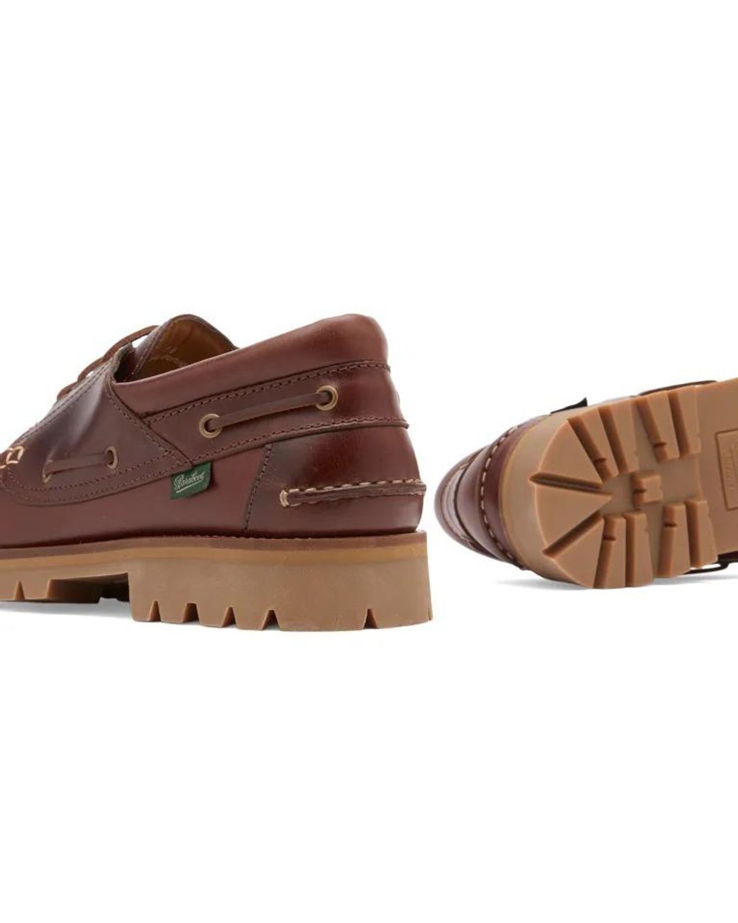 Paraboot Brown Lace-Up Casual Shoes for men