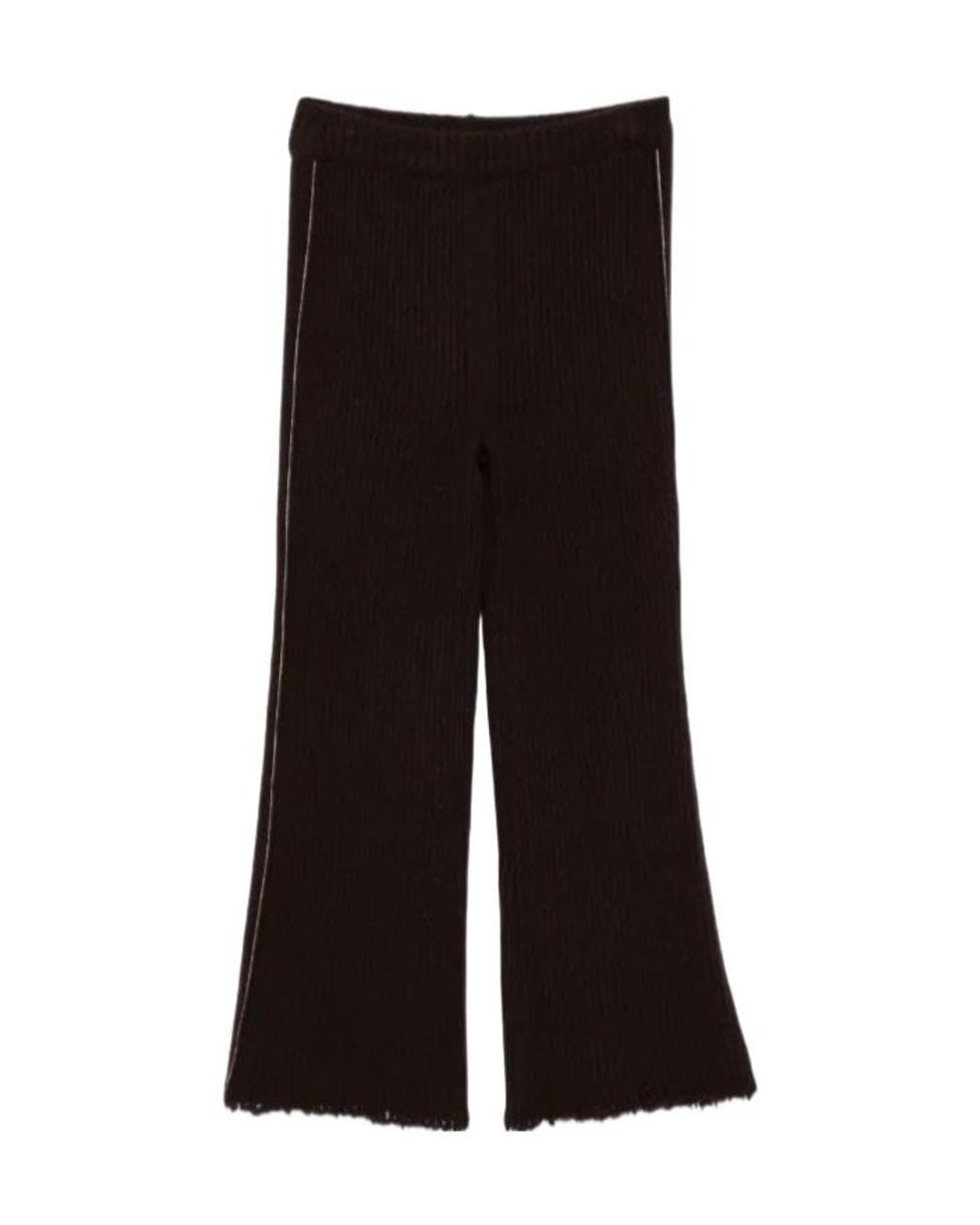 Low Classic Black Knited Pants