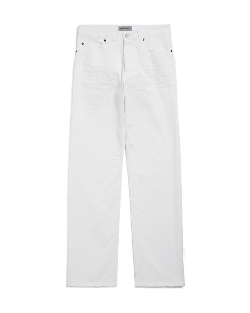 Balenciaga White Slim Fit Jeans for men