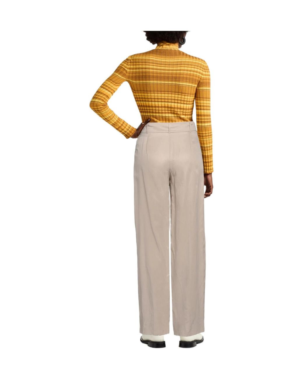 Max Mara White Casual Trousers