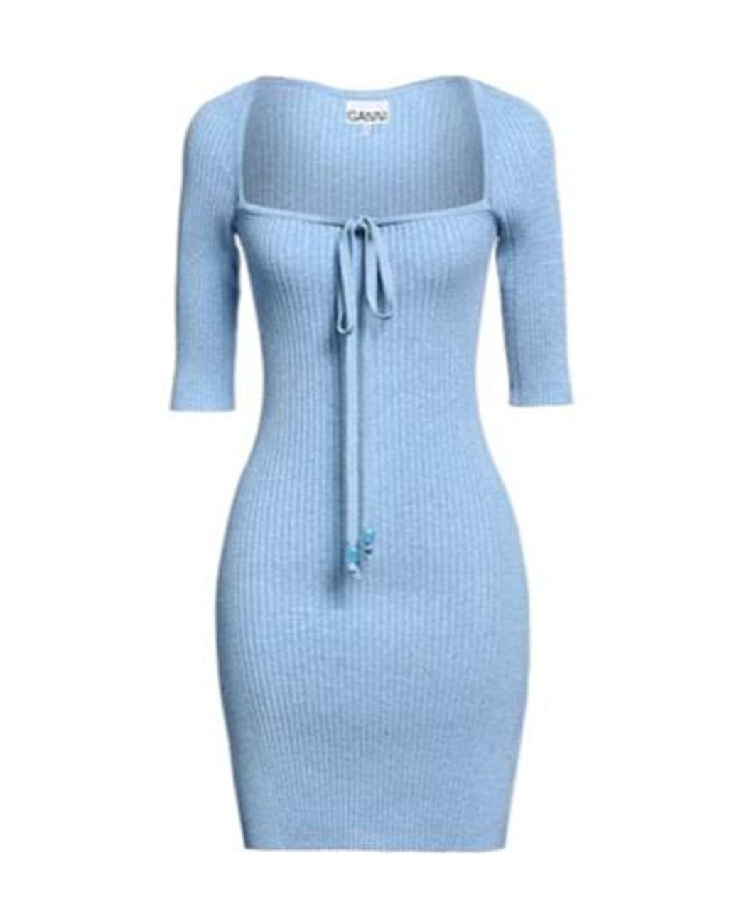 Ganni Blue Sheath Dresses