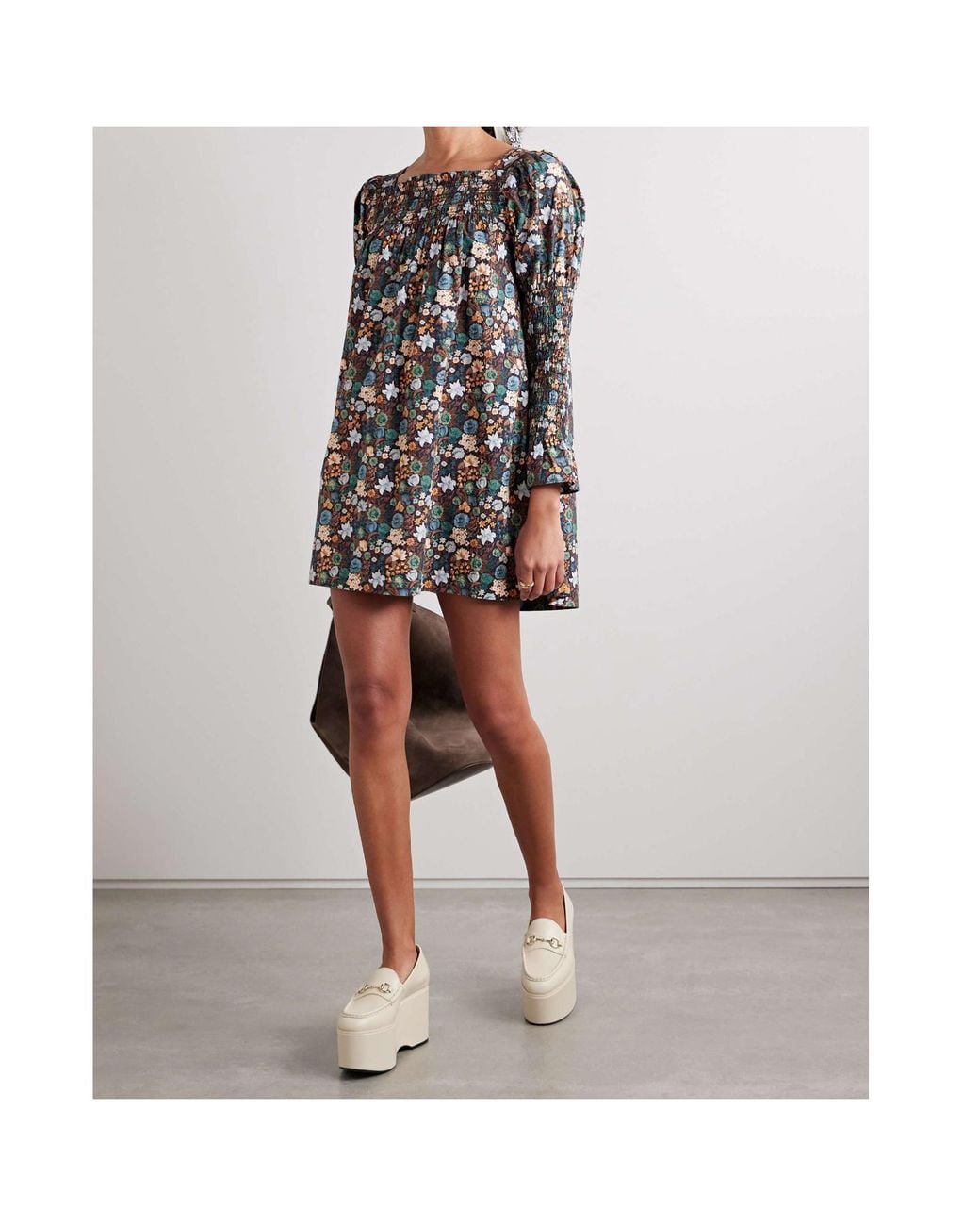 Doen Black Printed Dress