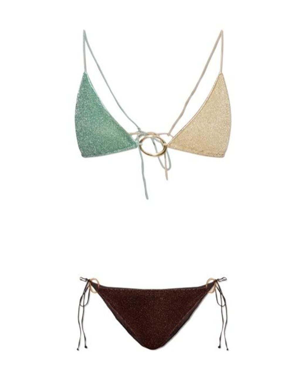 Oseree Multicolor Oséree O-Ring Bikini Set