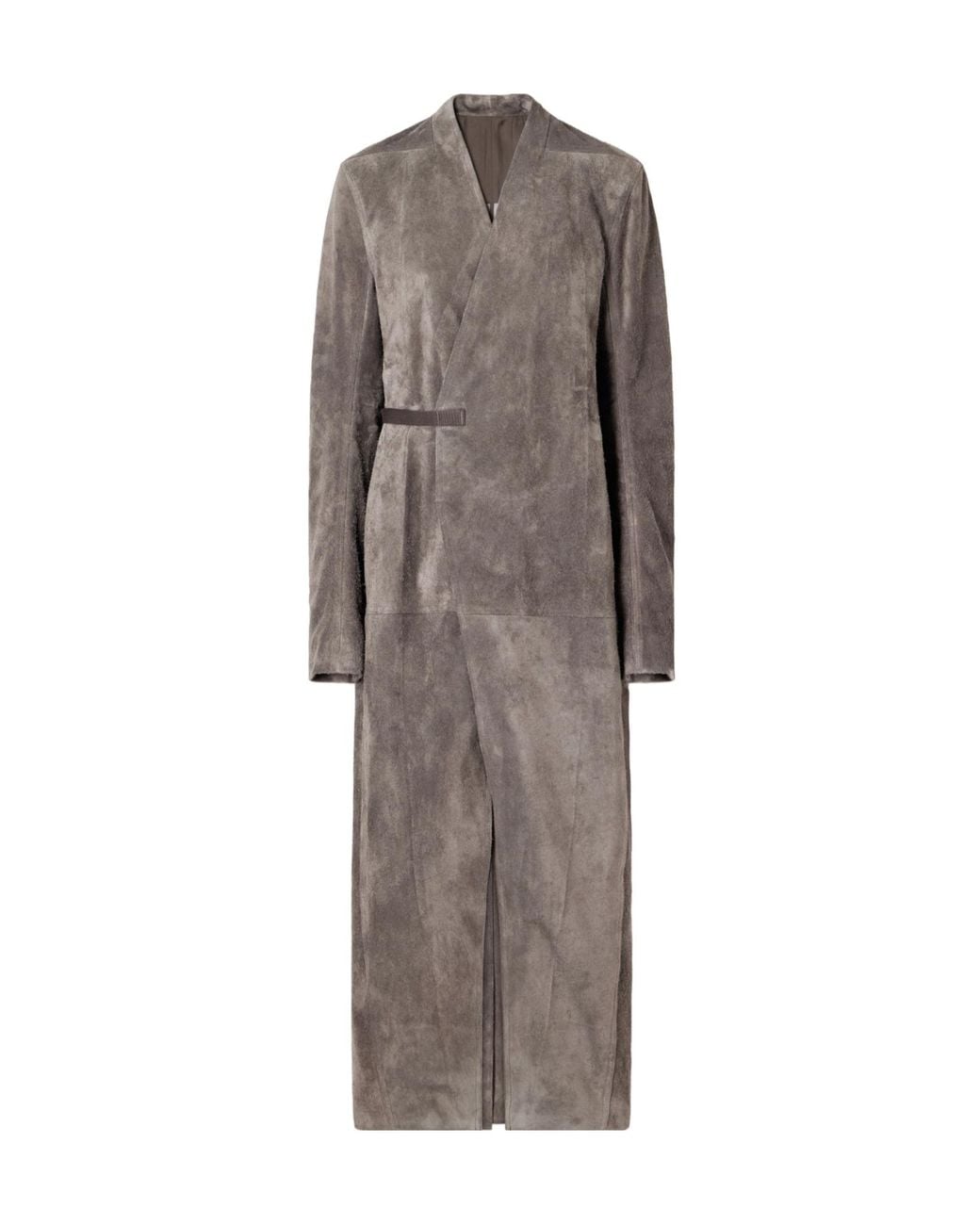 Rick Owens Brown Long-Sleeved Coat