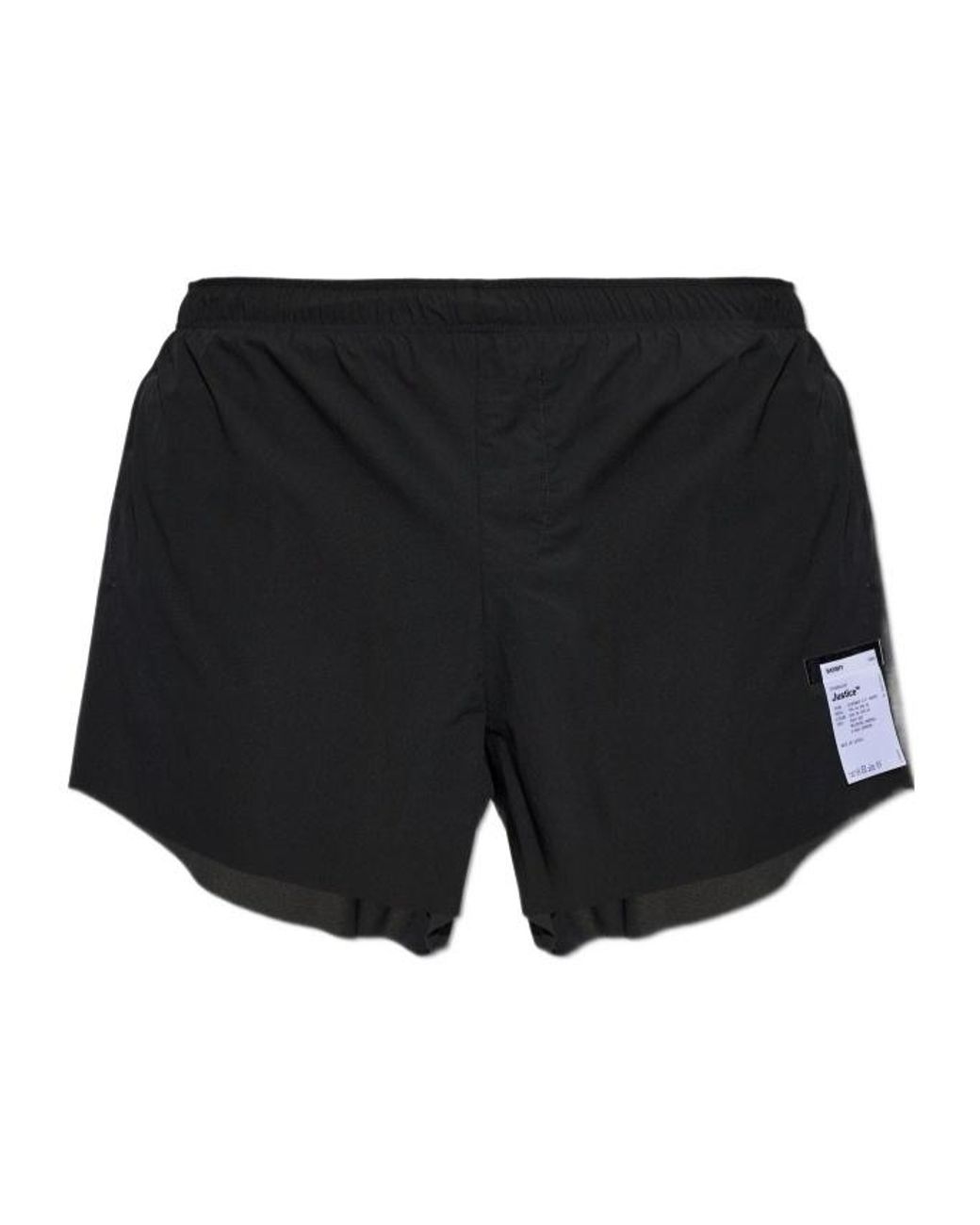 Satisfy Black Justice Distance 2.5' Shorts for men