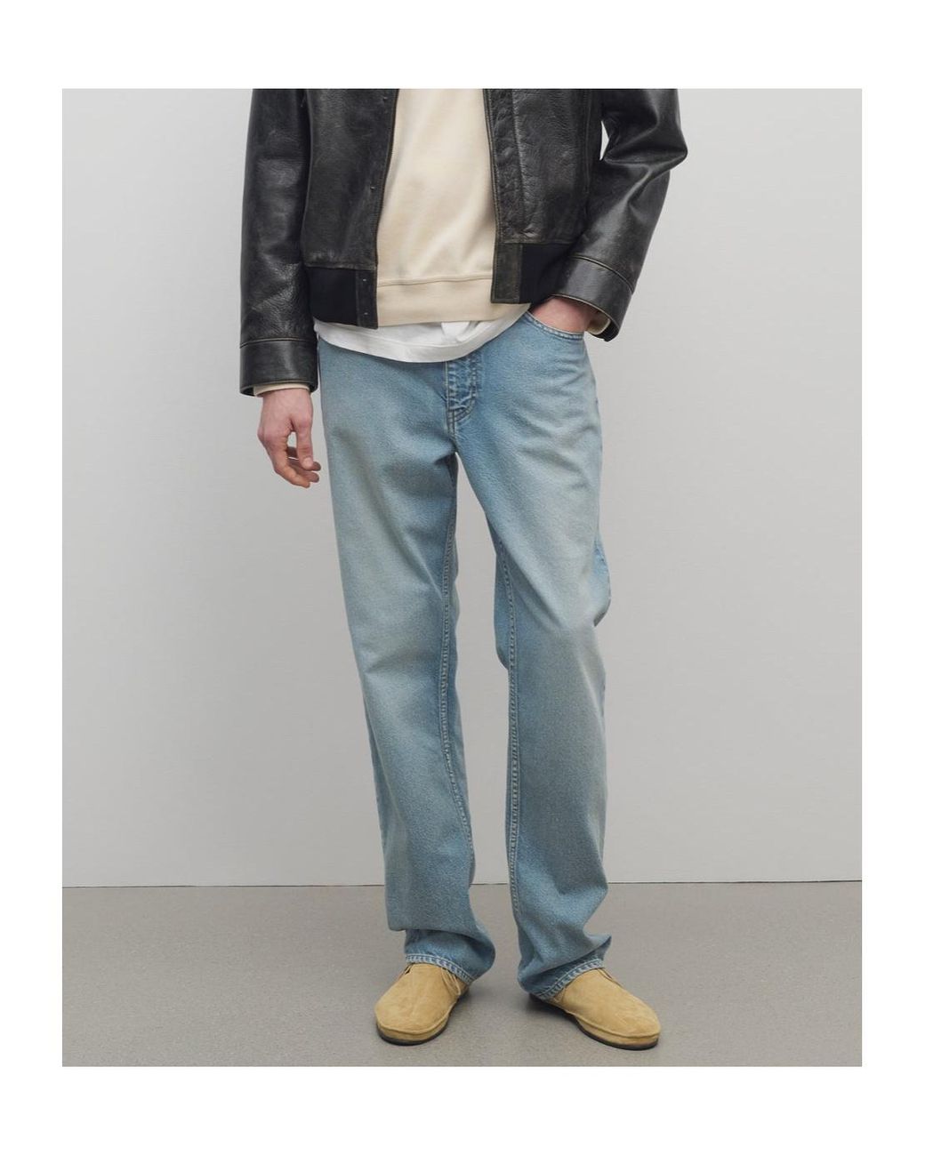 The Row Blue Fred Cotton Jeans for men