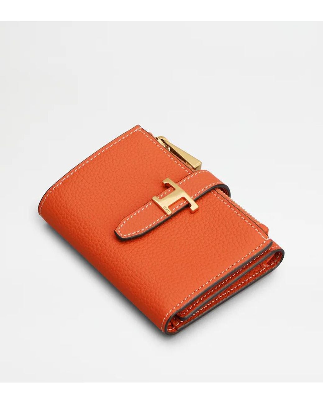 Tod's Orange Wallet
