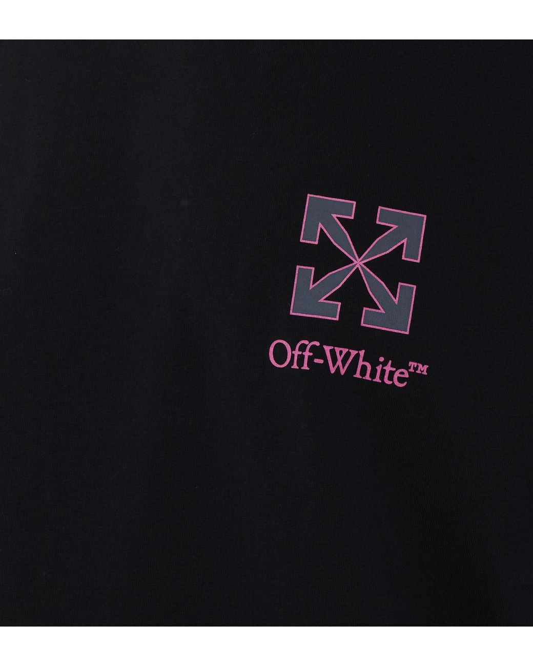 Off-White c/o Virgil Abloh Black Short-Sleeved T-Shirt for men