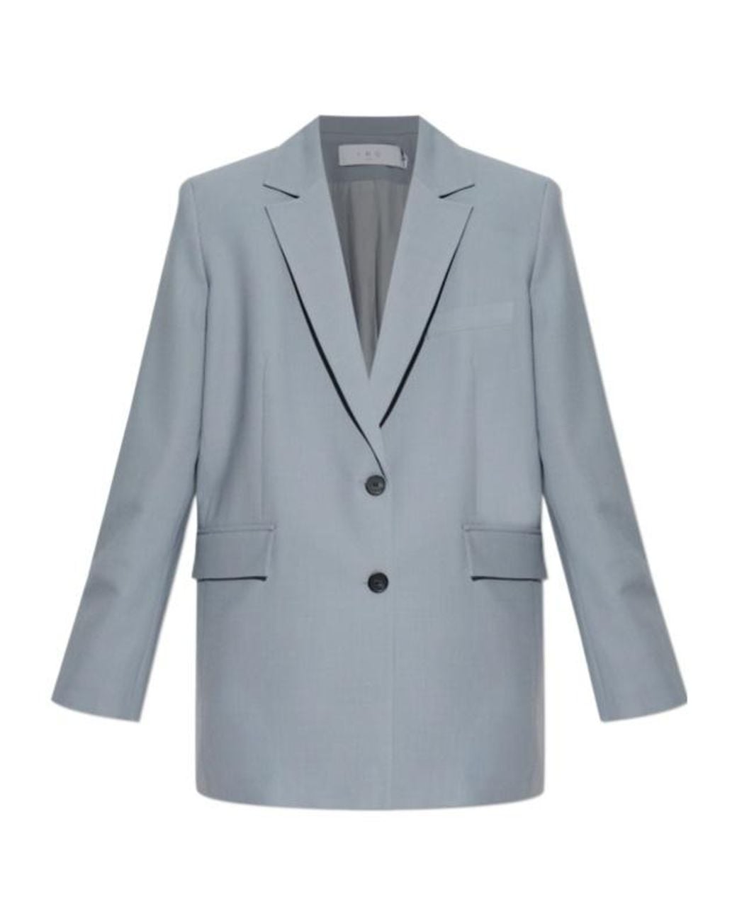IRO Blue Long-Sleeved Suit Jacket