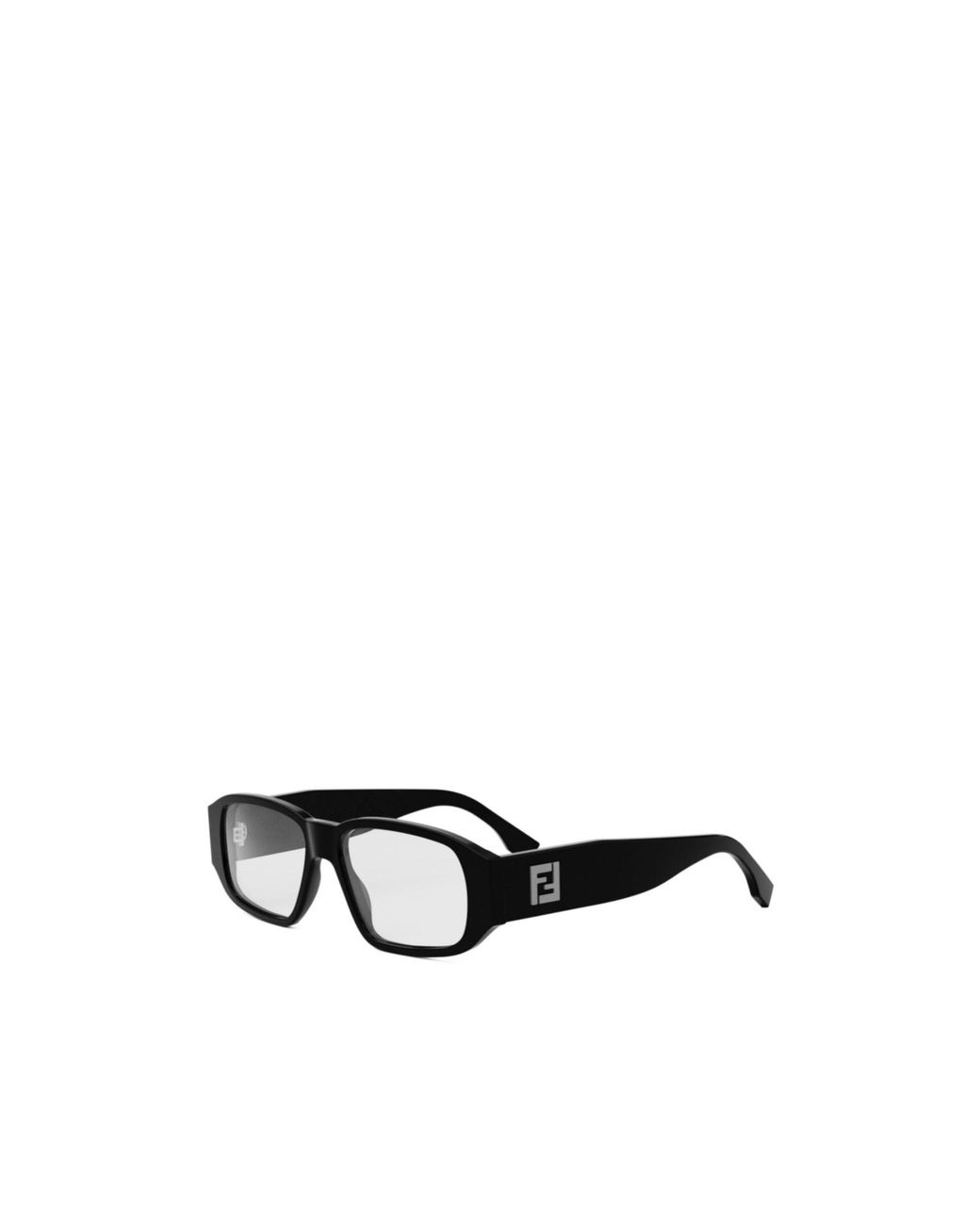 Fendi White Geometric Plano Mirror for men
