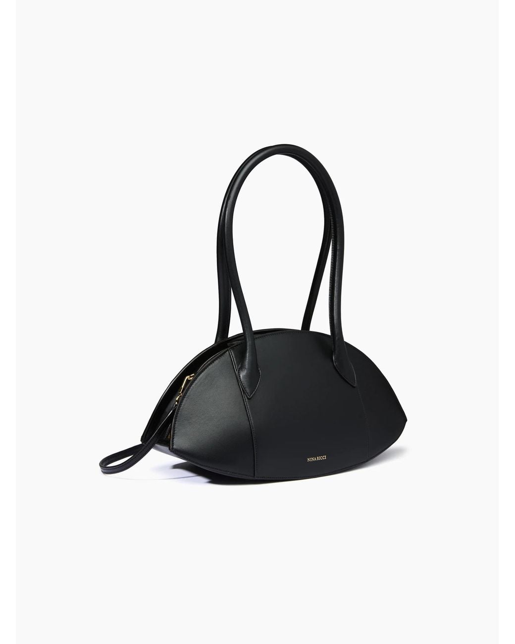 Nina Ricci Black Medium Le Bal Zip Calf-Leather Shoulder Bag