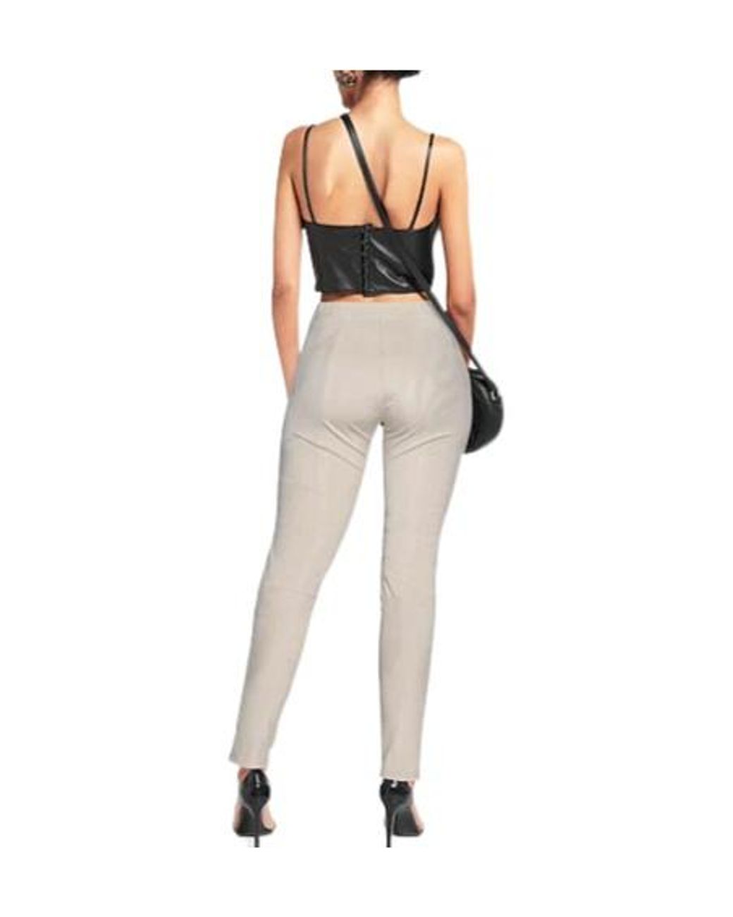 Max Mara White Simple Versatile Trousers