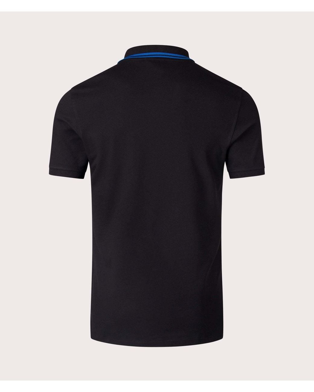Paul Smith Black Ps Broad Stripe Zebra Polo Shirt for men