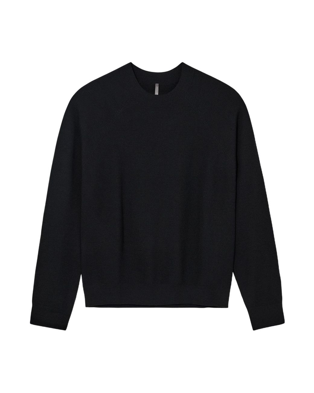 Veilance Black Conic Midlayer Crew-Neck Sweater for men