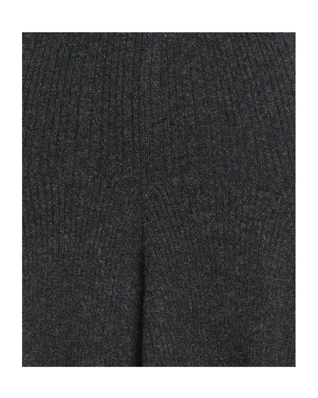 Ganni Black Medium-Thick Knitted Midi Skirt
