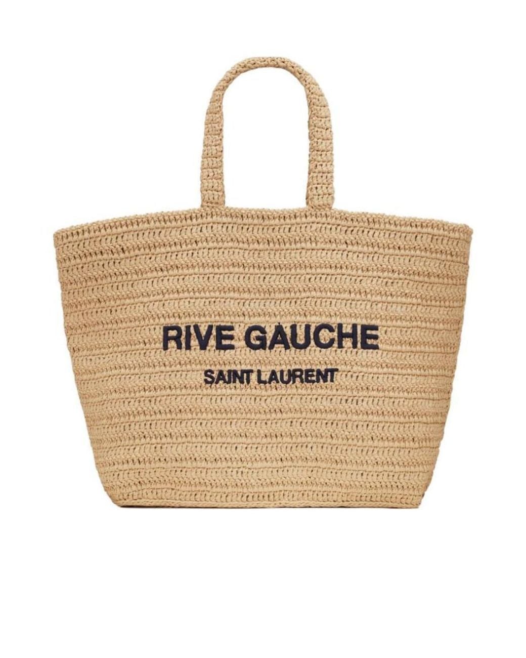 Saint Laurent Natural Rive Gauche Tote Bag