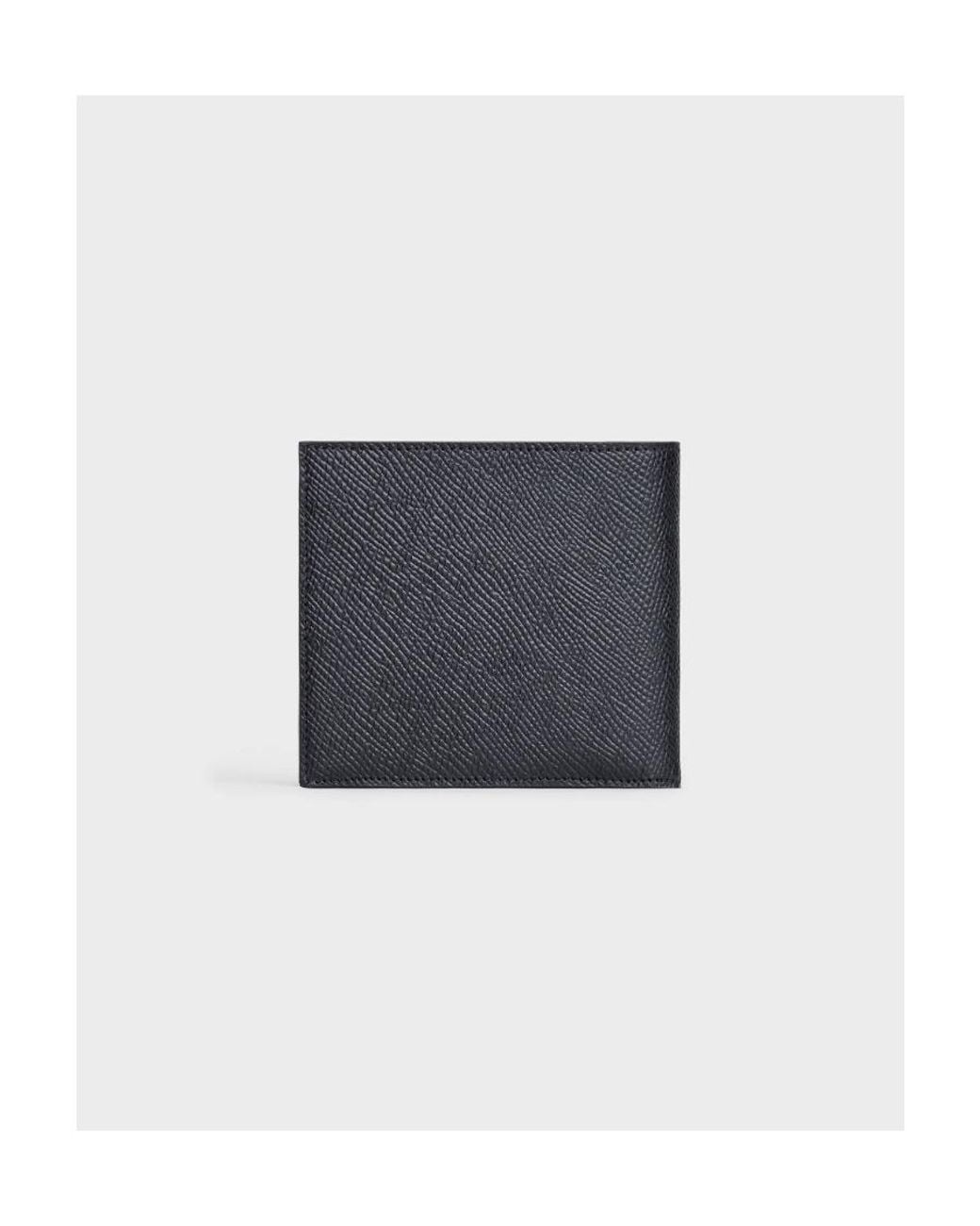 Céline Blue Bi-Fold Wallet With Coin Compartment for men