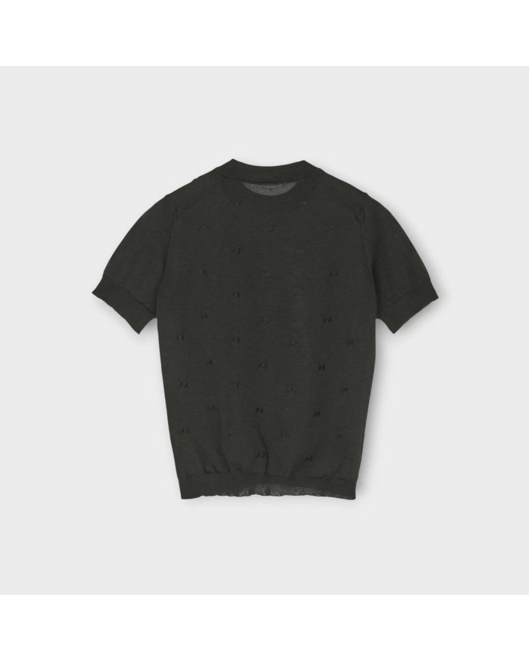 CECILIE BAHNSEN Black Short-Sleeved Top