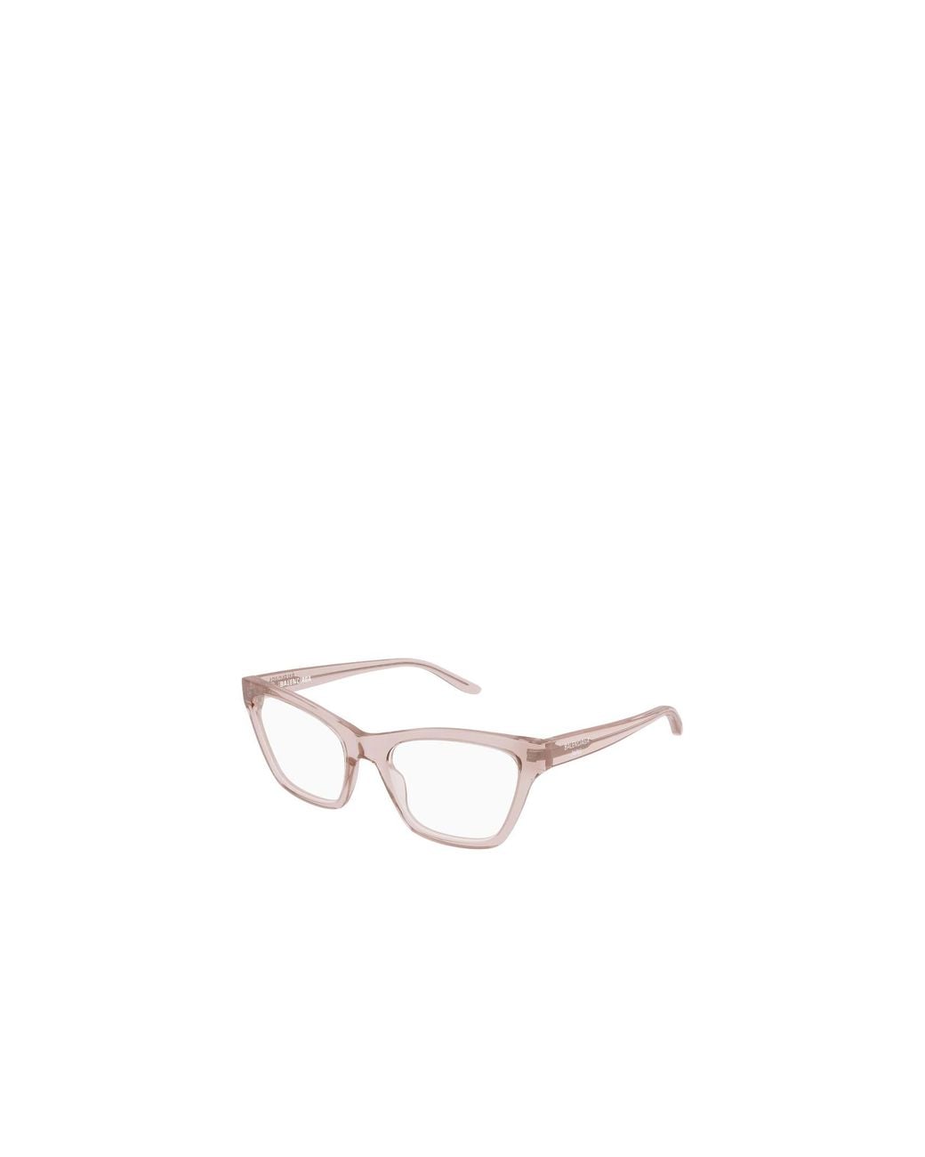 Balenciaga White Eyewear Cat-Eye Frame Glasses