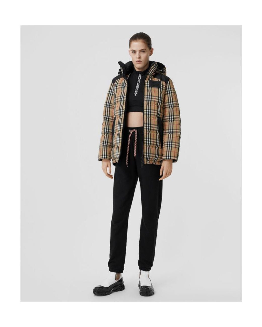 Burberry Multicolor Vintage Check Padded Jacket