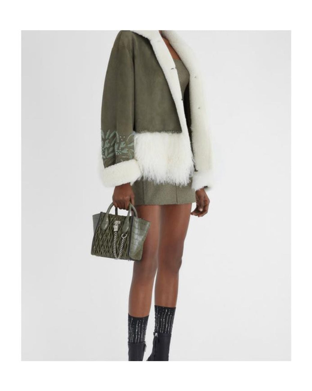 Ermanno Scervino Green Single-Breasted Jacket