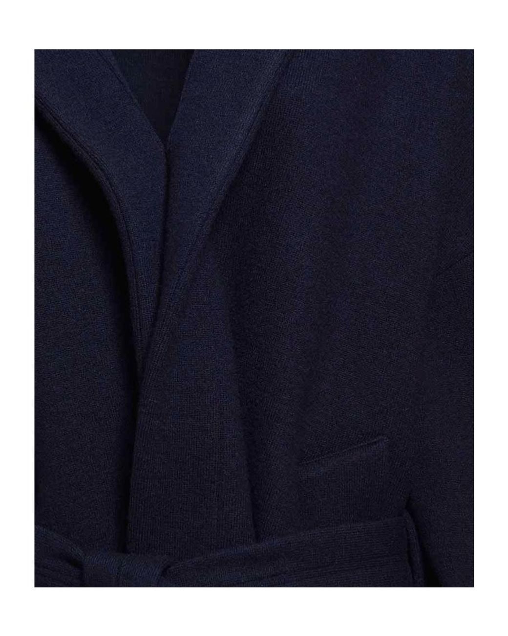 Barena Blue Carmela Tie-Waist Coat