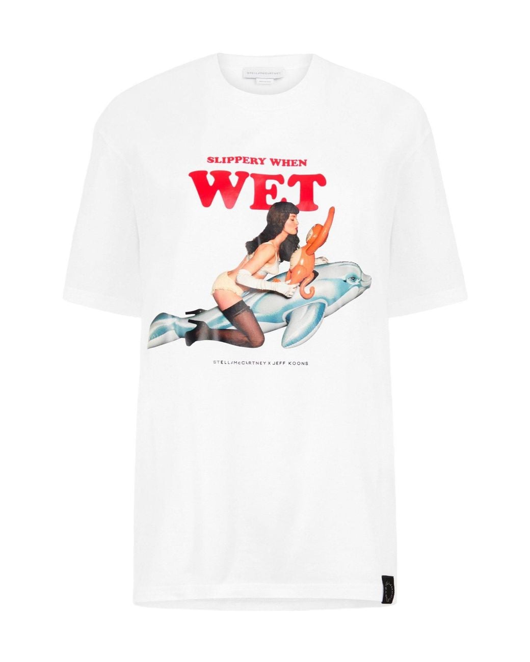 Stella McCartney White Fresh Fashion Minimalist T-Shirt