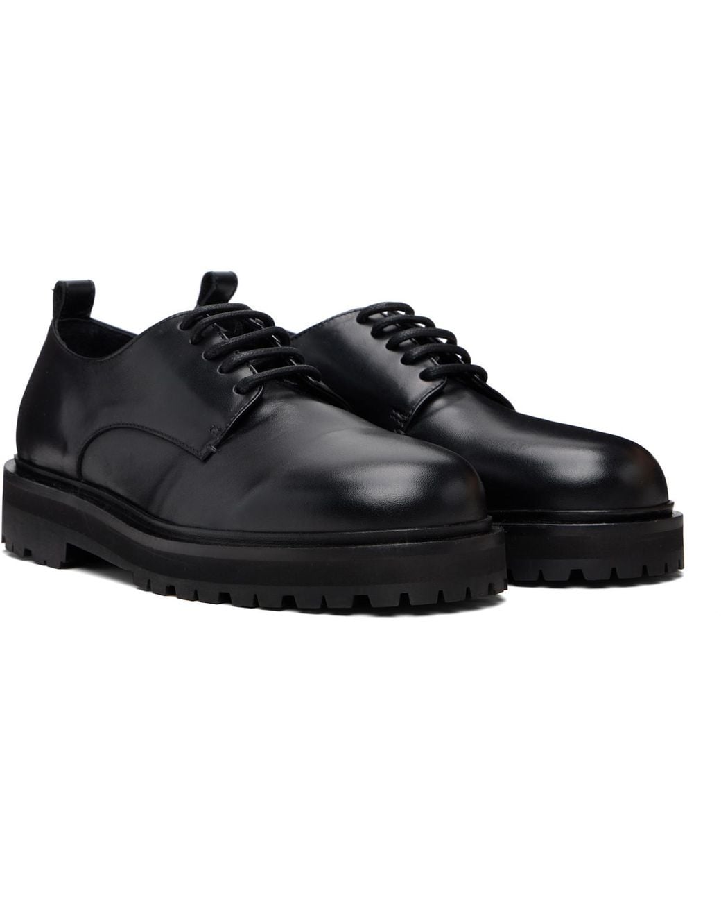 Studio Nicholson Black Jackson Derby Shoes for men