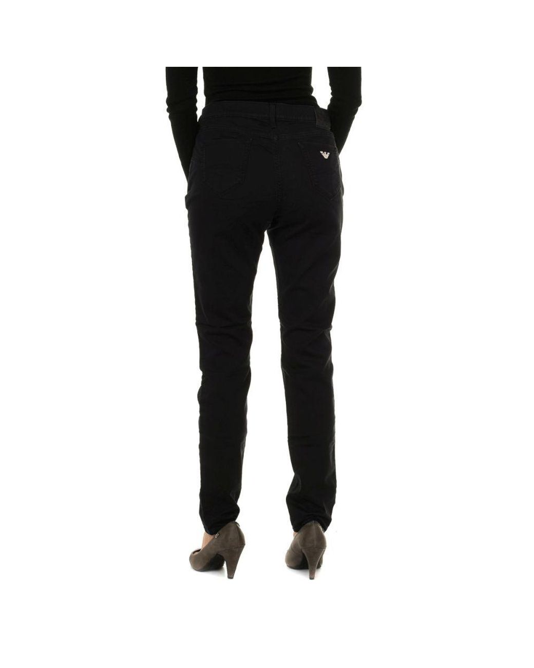 Armani Jeans Black Logo Jeans
