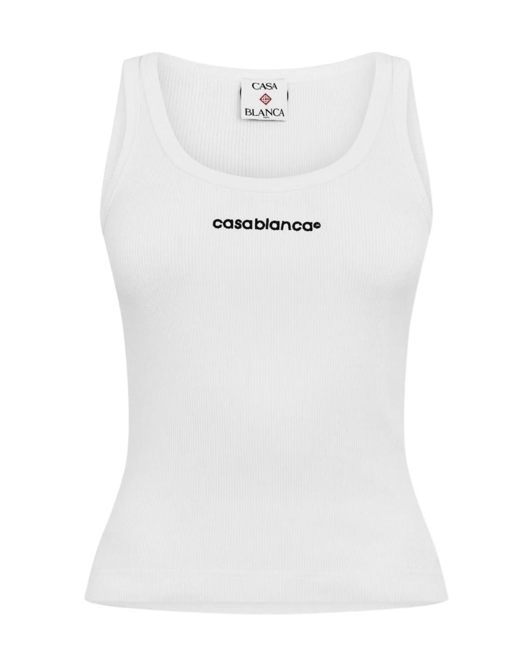 Casablanca White Logo Vest