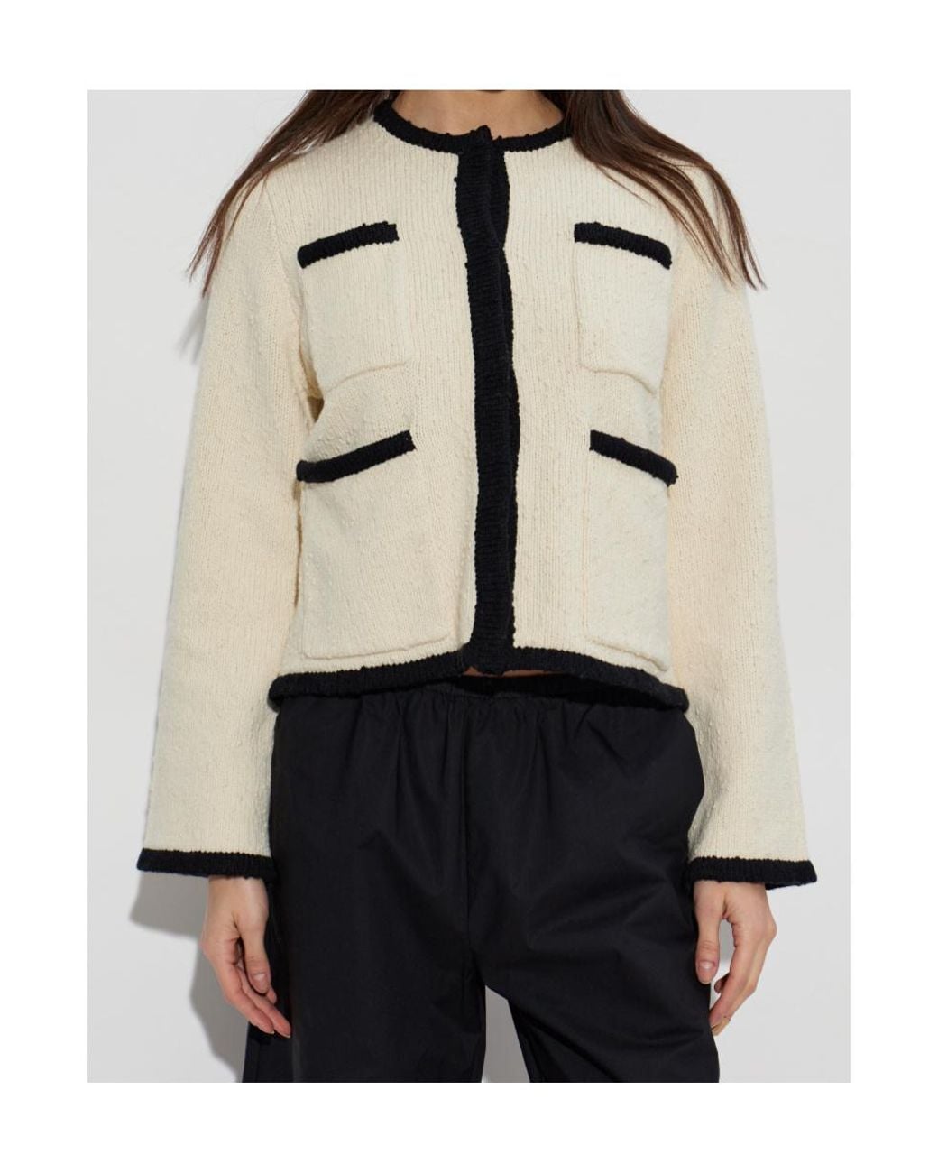 By Malene Birger Natural Rikko Crewneck Cardigan
